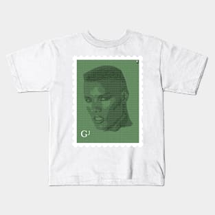 Grace Jones Stamp Kids T-Shirt